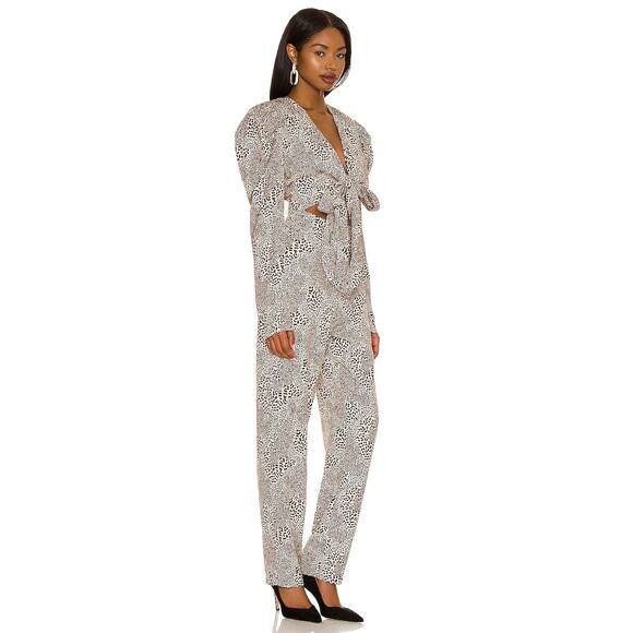 Lovers + Friends Pants - NEW Revolve Lovers & Friends Cheetah Miranda Jumpsuit, Size XL NWT